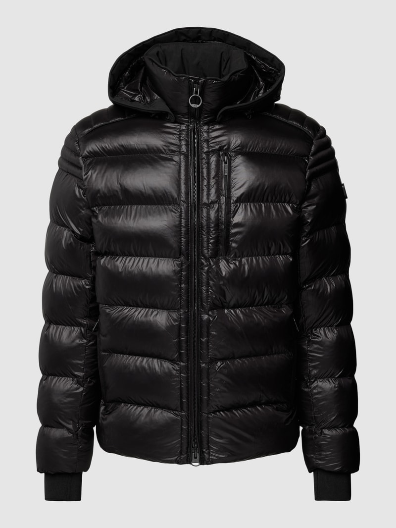 Funktionsjacke mit Steppnähten Modell 'BLACKJACK' in schwarz