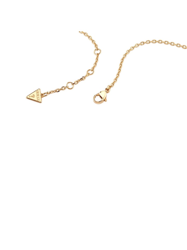 Guess Damen-Kette Lily Flowers Circle Goldfarben günstig kaufen onesize