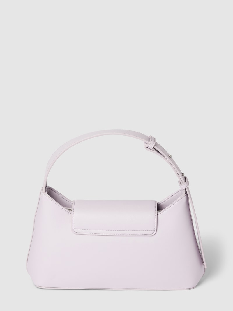 Handtasche mit Label-Applikation Modell 'RE-LOCK' in flieder