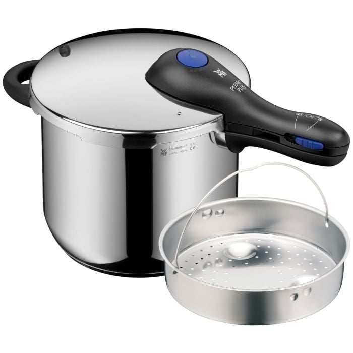 Perfect Premium One Pot Schnellkochtopf mit Dampfgareinsatz, 6,5 Liter