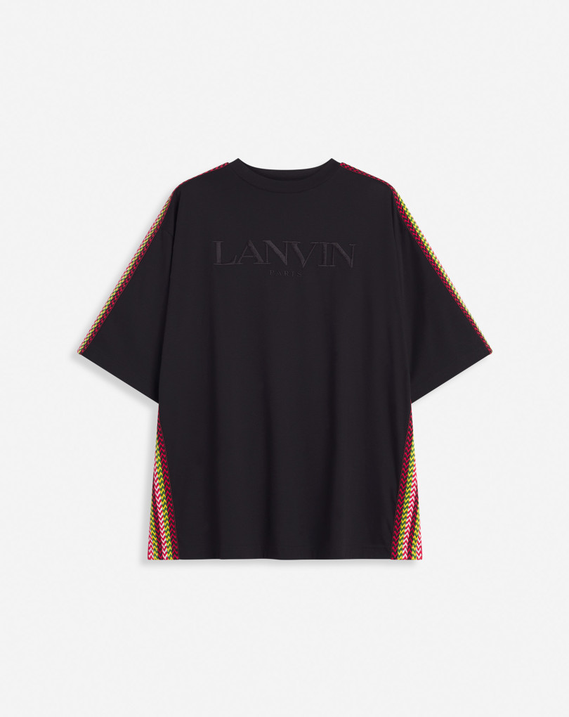 T-SHIRT OVERSIZE BRODÉ LANVIN SIDE CURB
