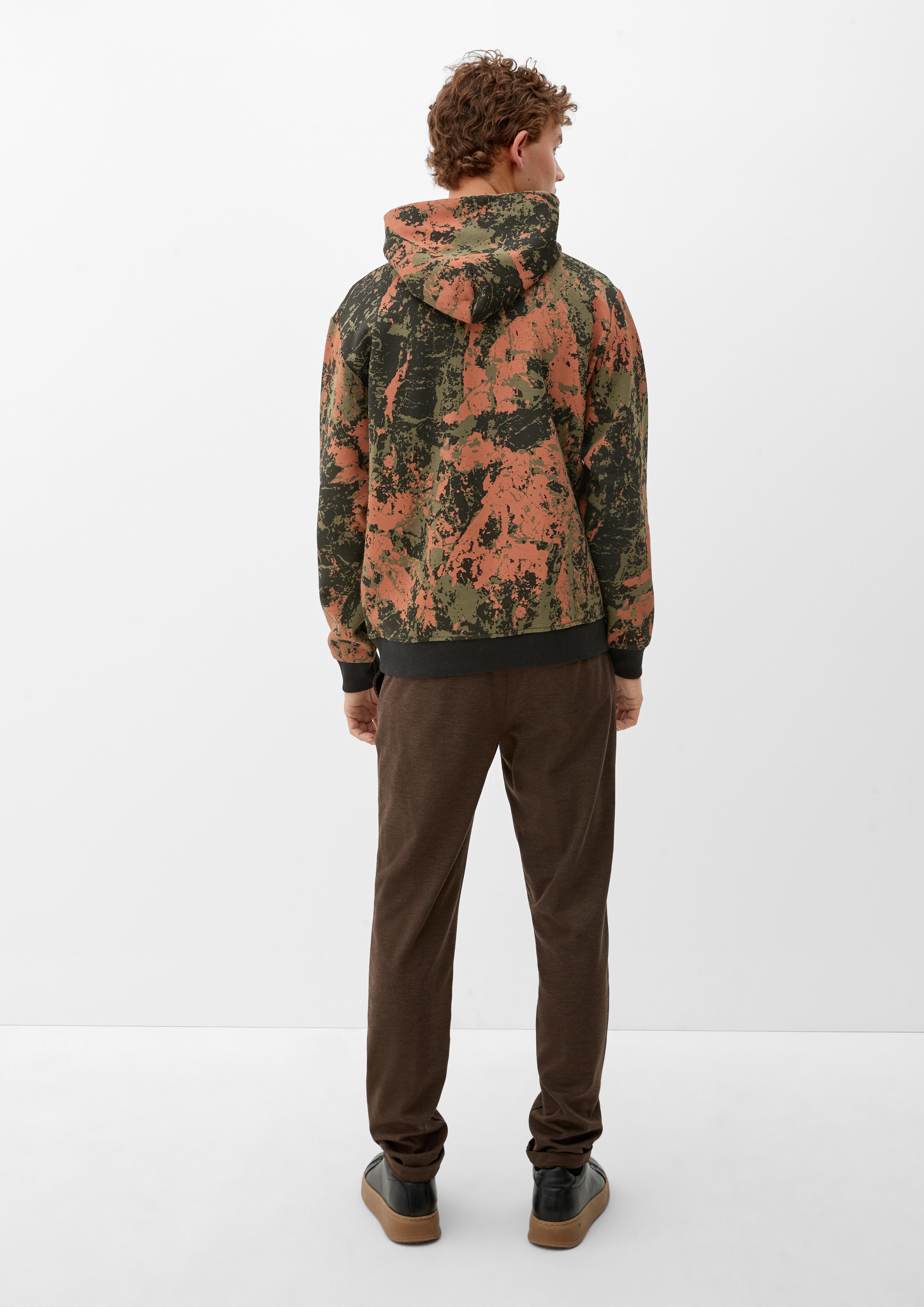 Sweat-Hoodie mit Allover-Print   2121147-28A2