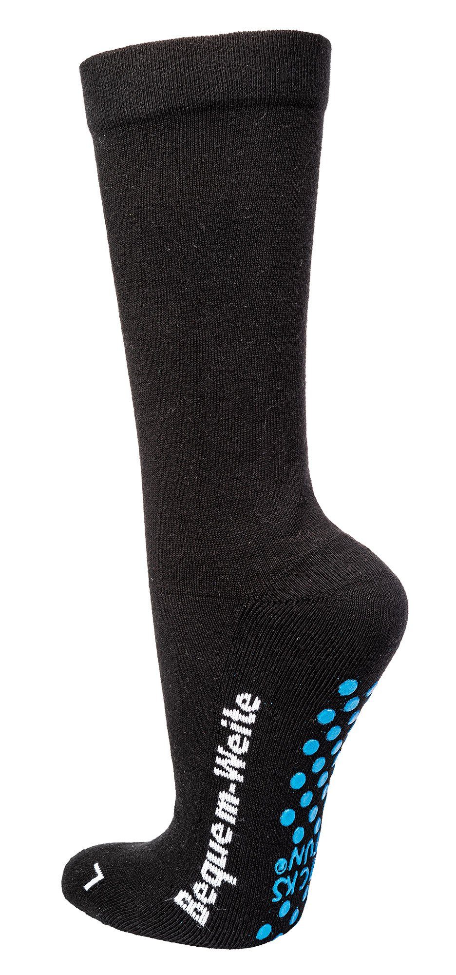 Wowerat Diabetikersocken EXTRA-BREIT weit Diabetes Strümpfe mit ABS (2 Paar) ABS Ausstattung