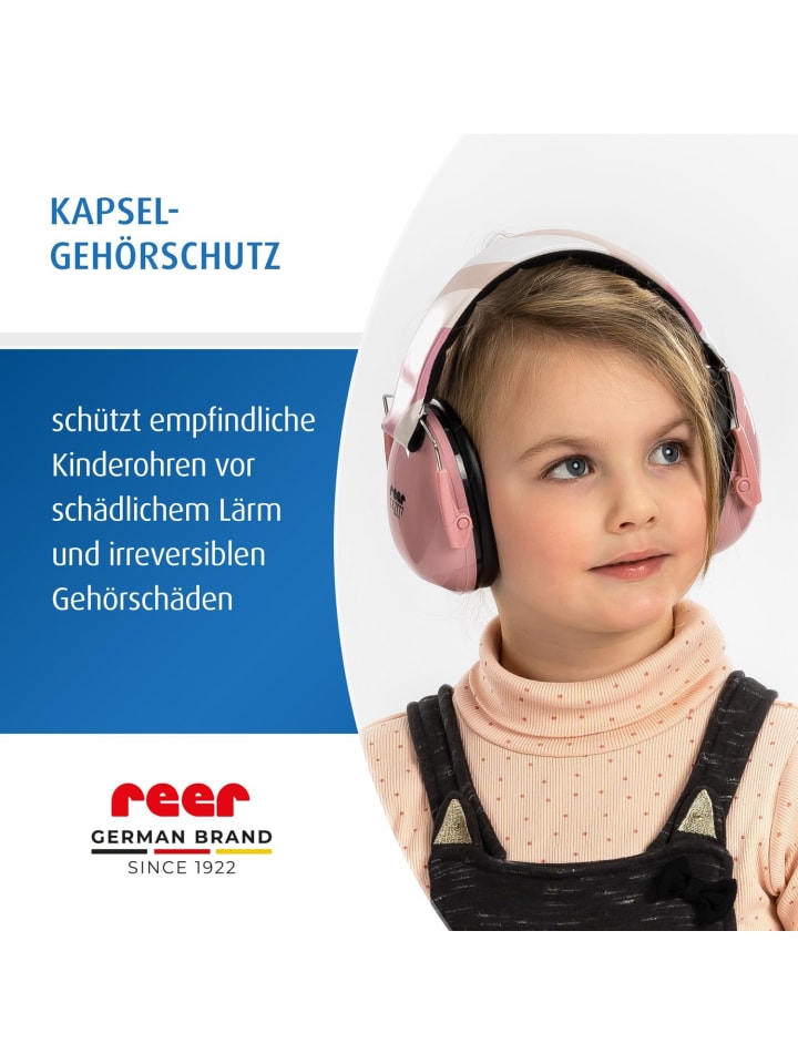 Reer SilentGuard Kids Kapselgehörschutzrsa in Rosa ab 2 Jahre günstig kaufen onesize
