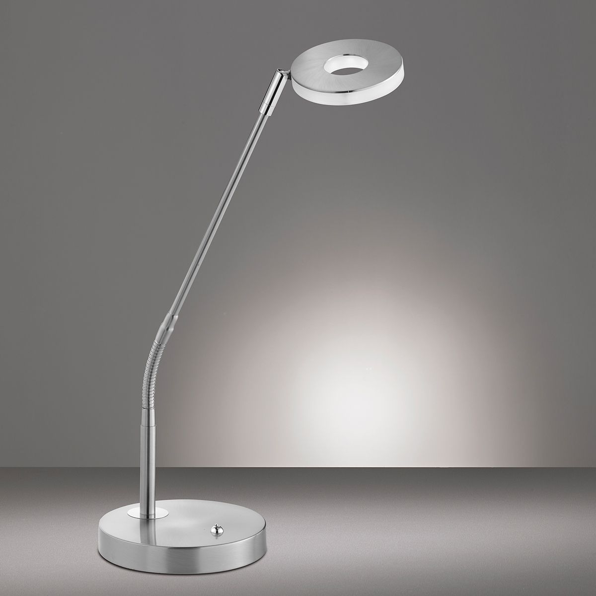Fischer & Honsel LED Tischleuchte Dent-TW Nickel