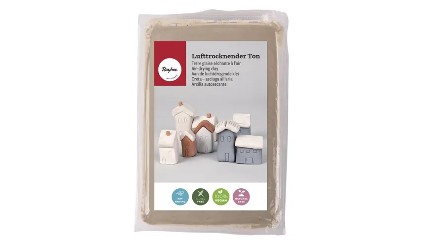 Rayher Lufttrocknender Ton 1kg 1 kg