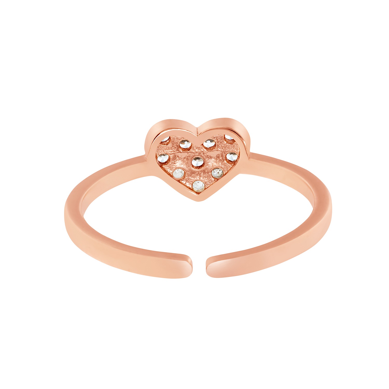 Anillo Heideman Ámbar color oro rosa