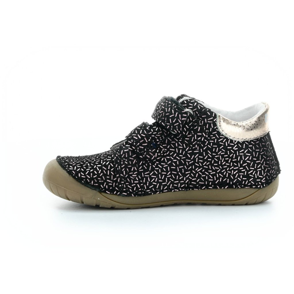 D.D.Step S070-393A schwarze Barfuß-Stiefeletten