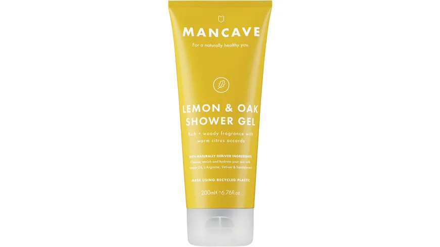 MANCAVE Lemon & Oak Shower Gel 200 ml