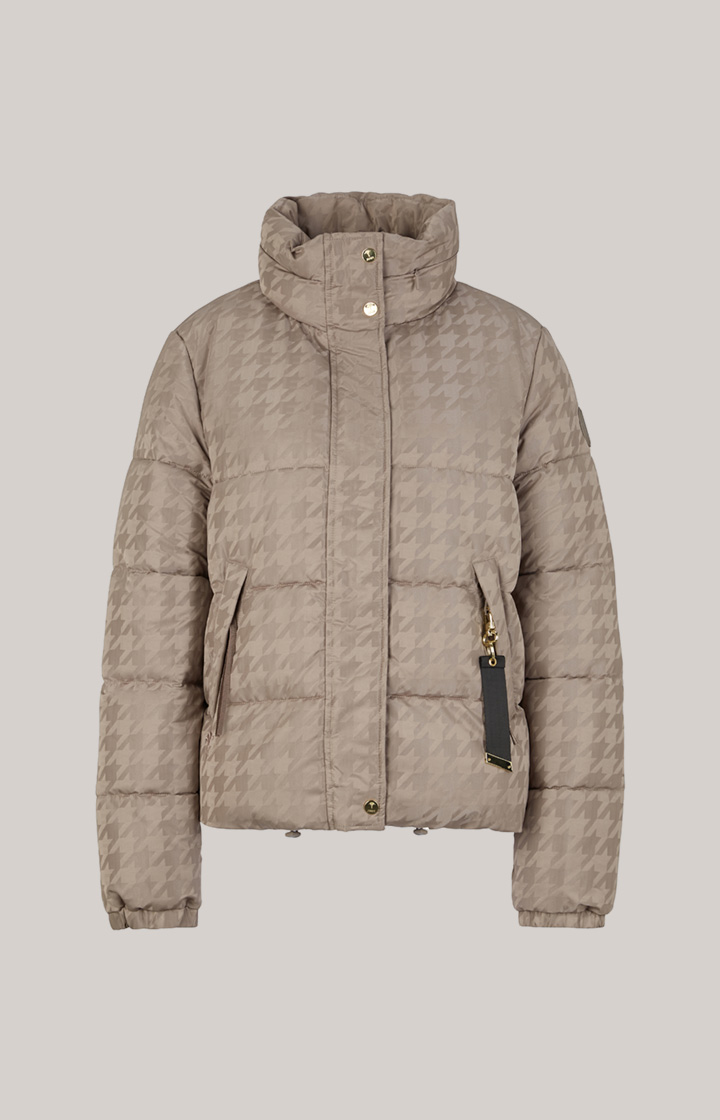 Steppjacke in Greige