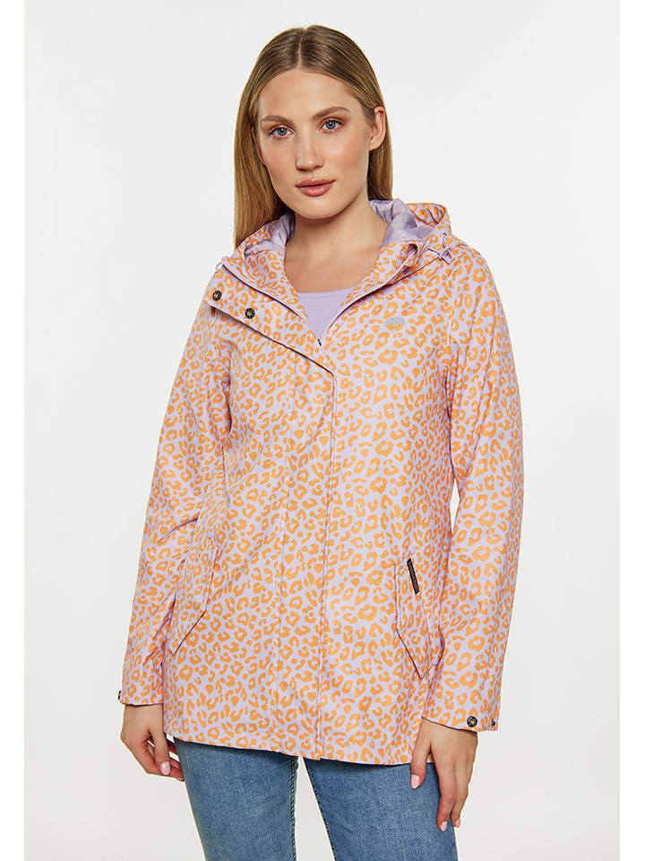 Schmuddelwedda Regenjacke in Lila/ Orange günstig kaufen