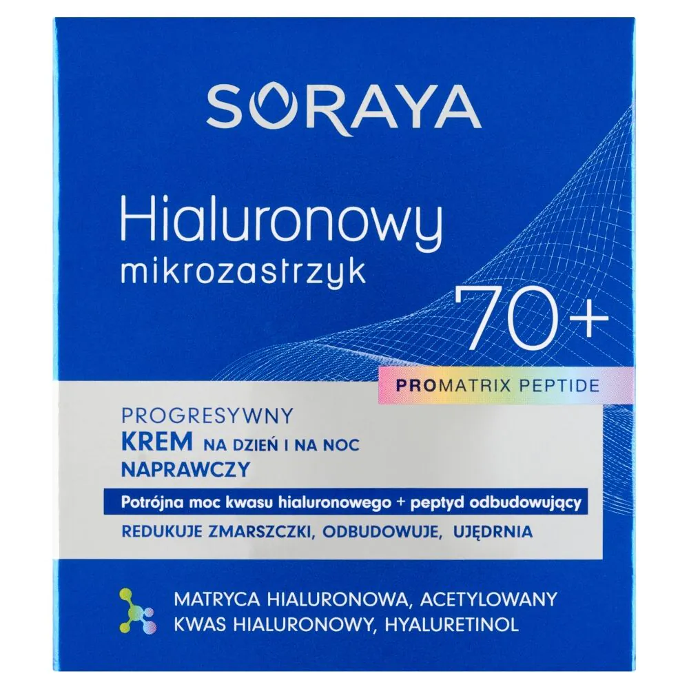„Soraya“ hialurono rūgšties mikroinjekcijos atkuriamasis kremas 70+ dienai ir nakčiai