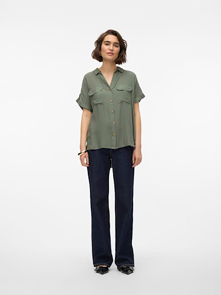 Vero Moda Bluse in Oliv günstig kaufen