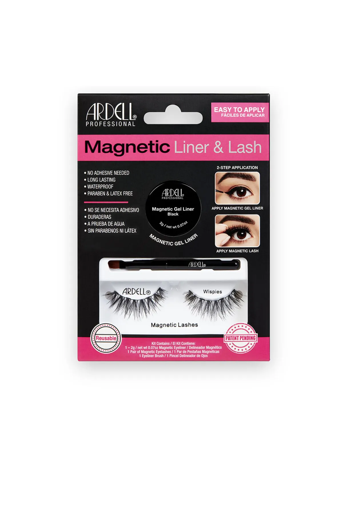 Ardell  Magnetischer Liner & Lash Wispies Liner + Ardell 2 Wimpern