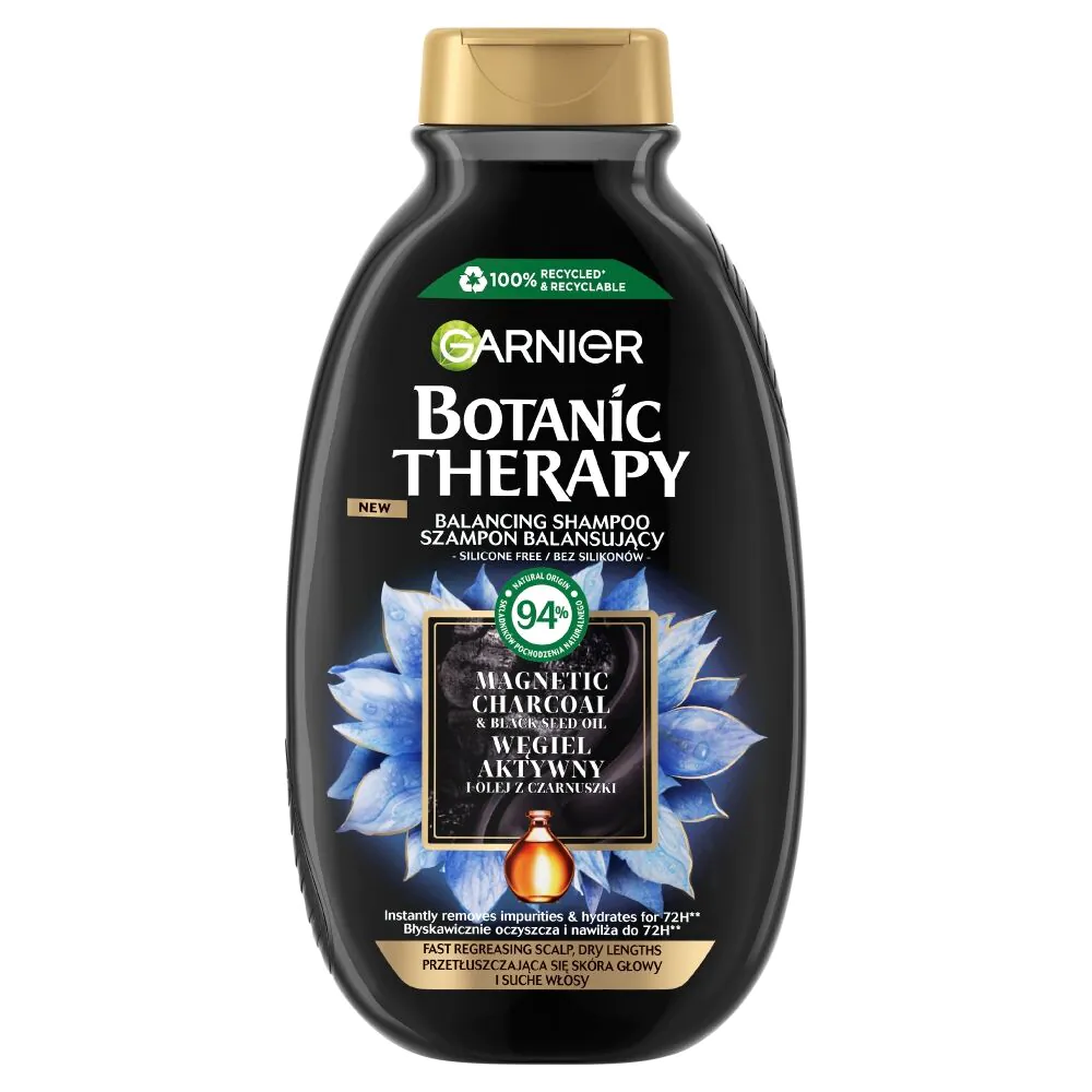 Garnier Botanic Therapy šampon za kosu s aktivnim ugljem i uljem crnog kima