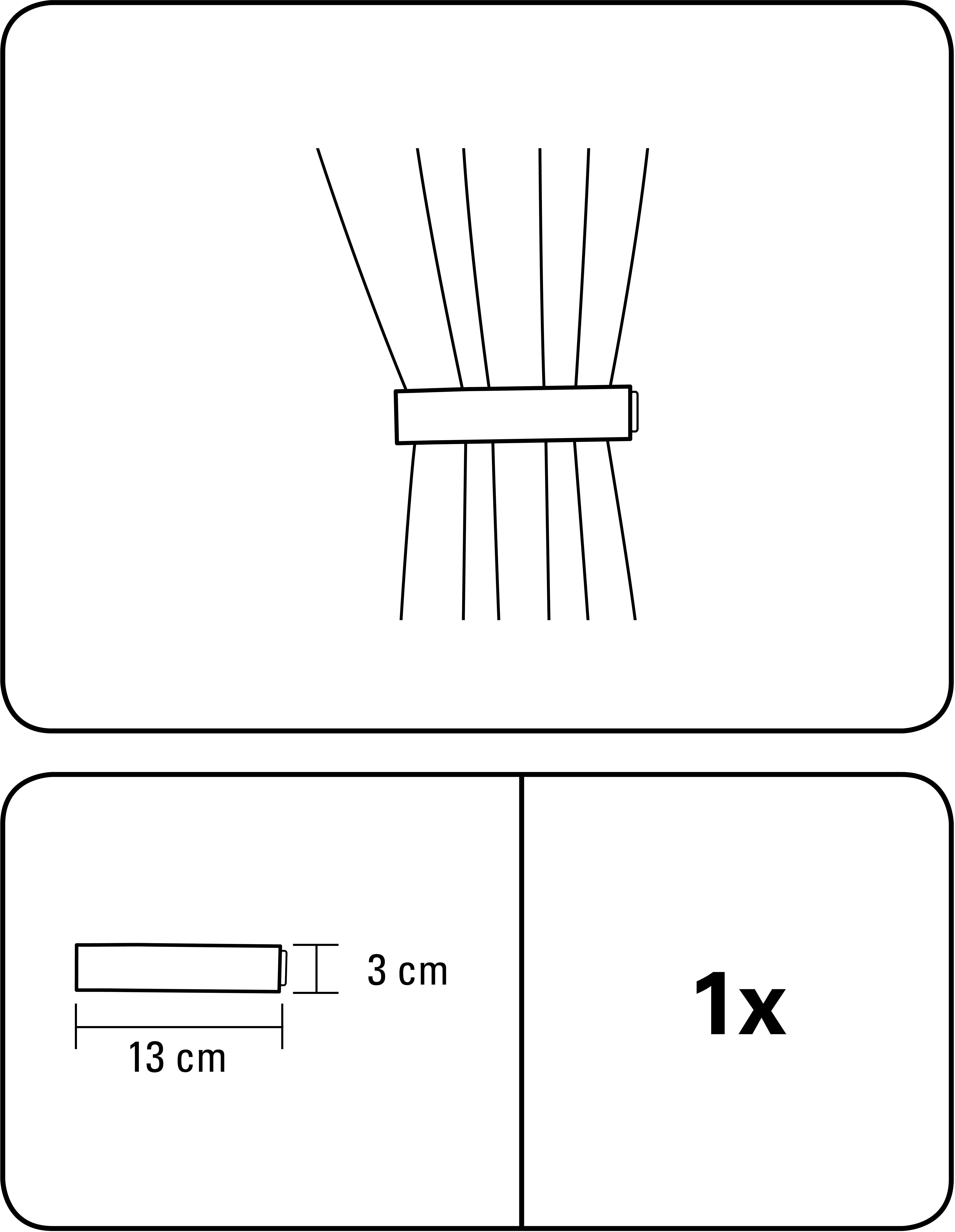 Dekospange Raffspange Indira, GARDINIA, (1-tlg), zum Raffen und Drapieren