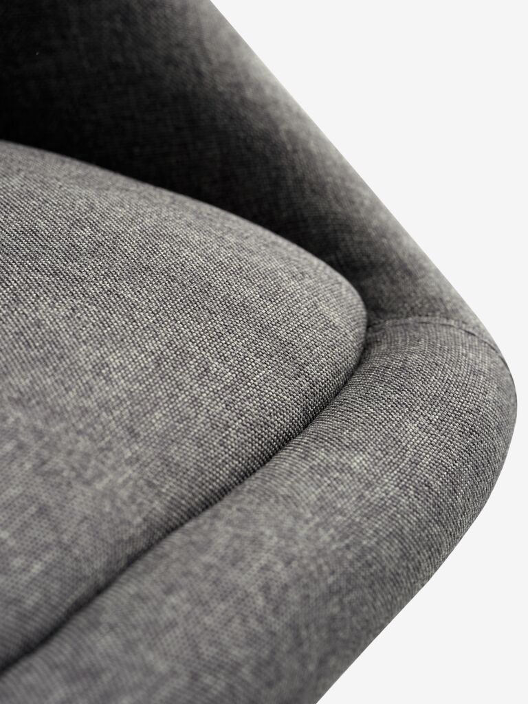 TAULOV TAULOV stool, gray/black fabric