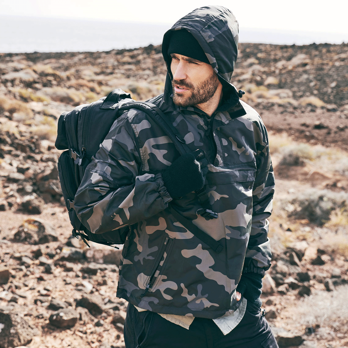 Brandit Sommer Windbreaker darkcamo