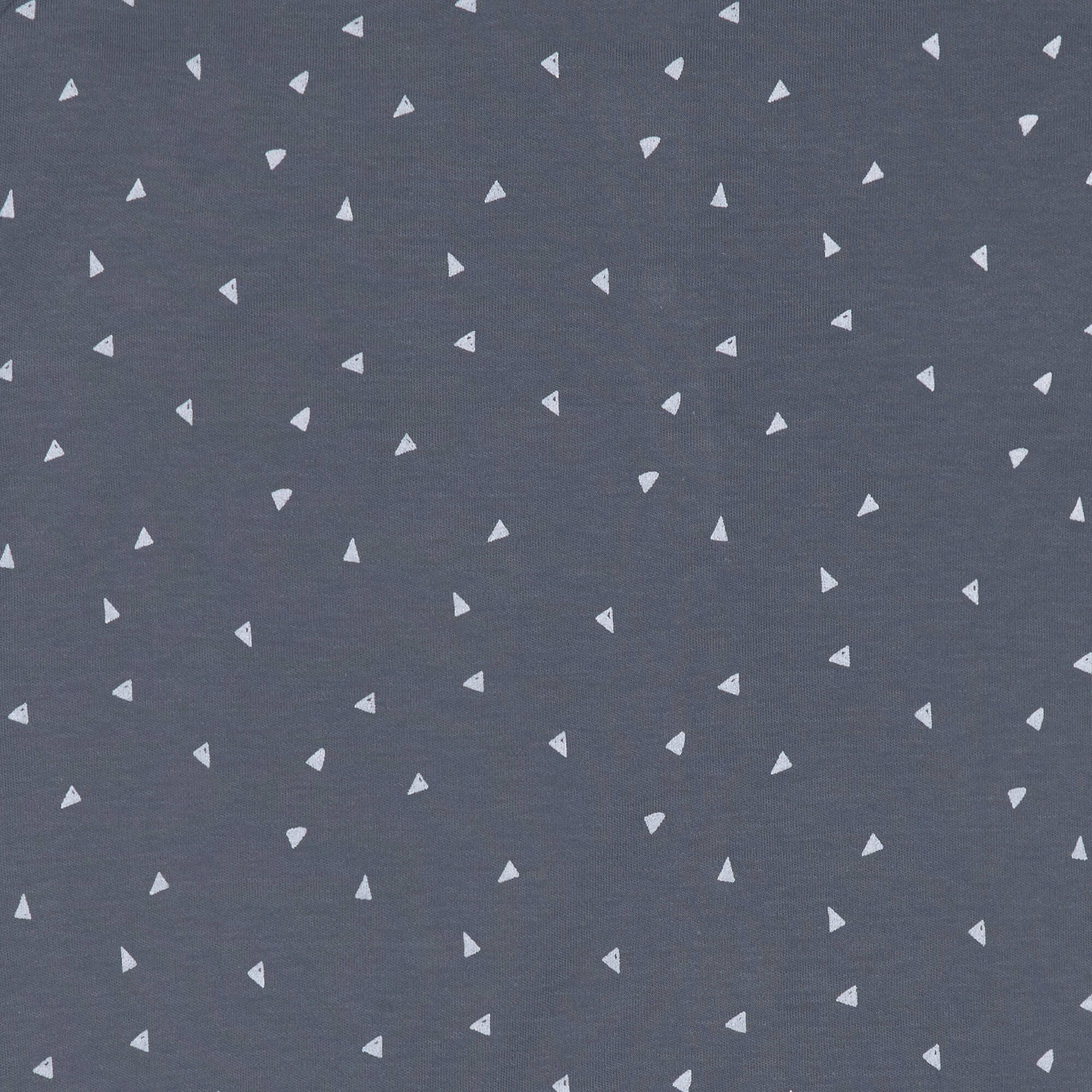 Baby Schlafanzug mit Füßen - Bio Baumwolle, Triangle, Blau