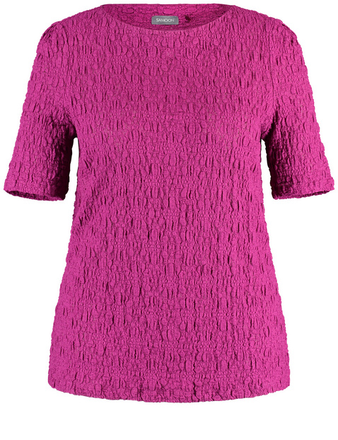 Spitzenshirt mit Bubble-Effekt