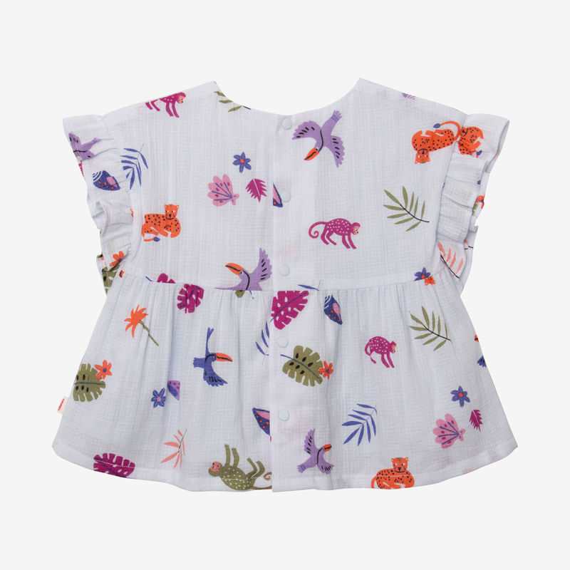 Top bébé fille exotique bleu Catimini