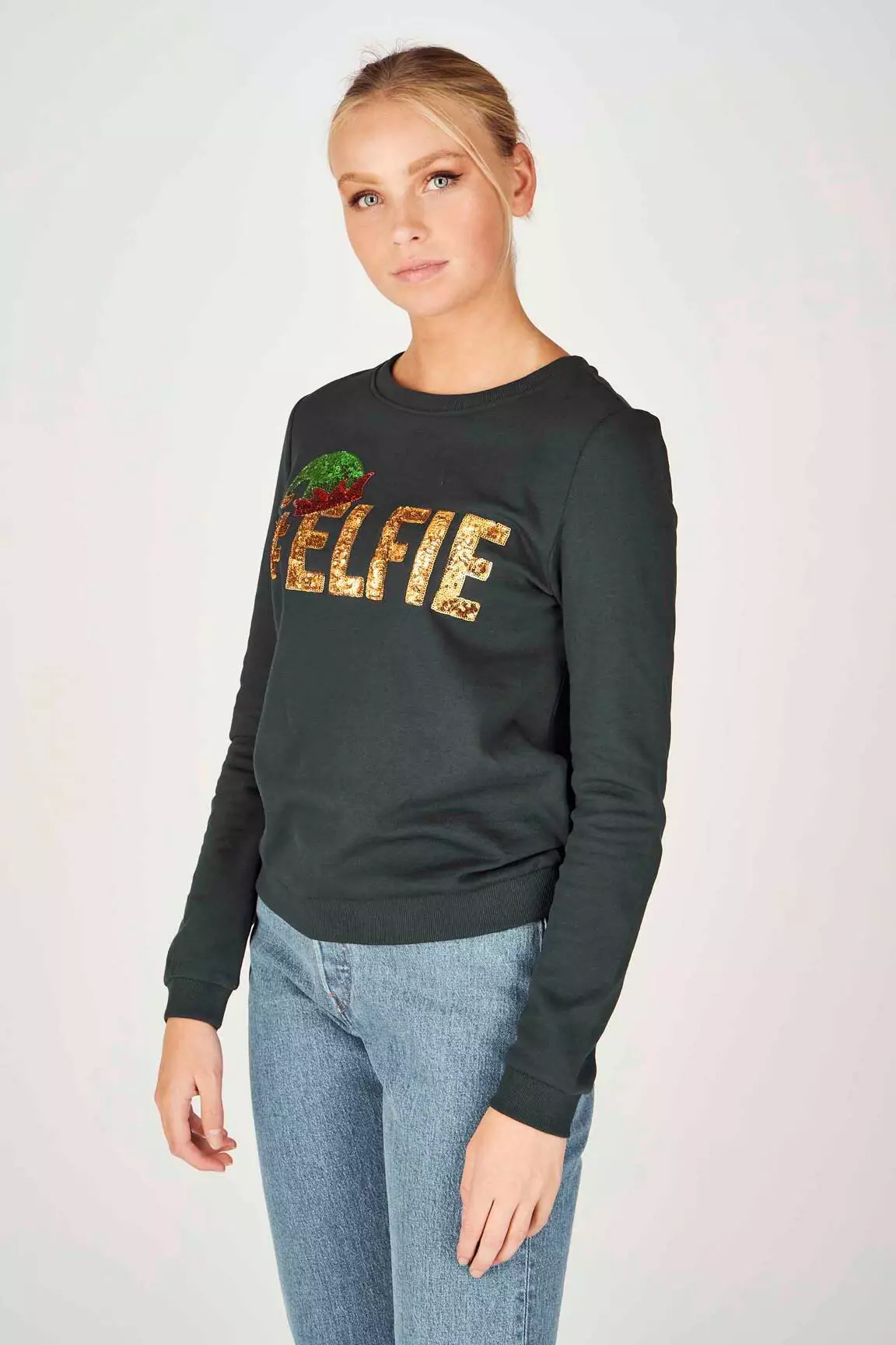 Only Sweats Femme couleur vert