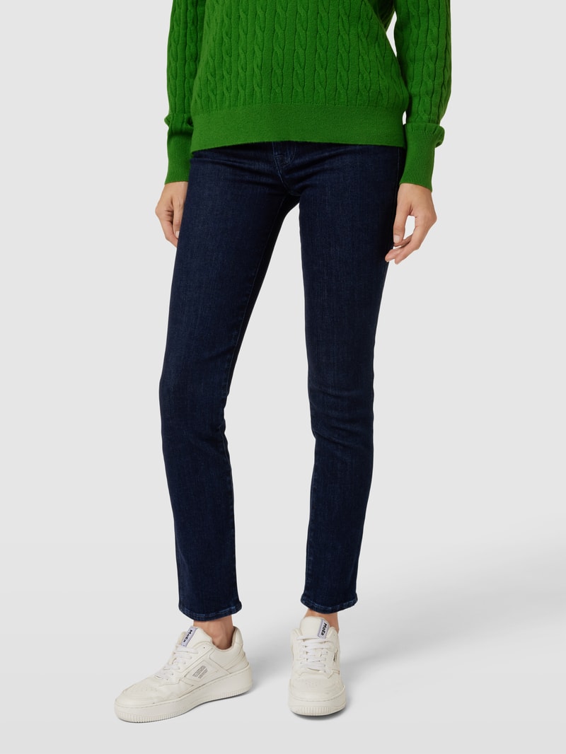 Jeans mit 5-Pocket-Design Modell 'ROXANNE' in dunkelblau