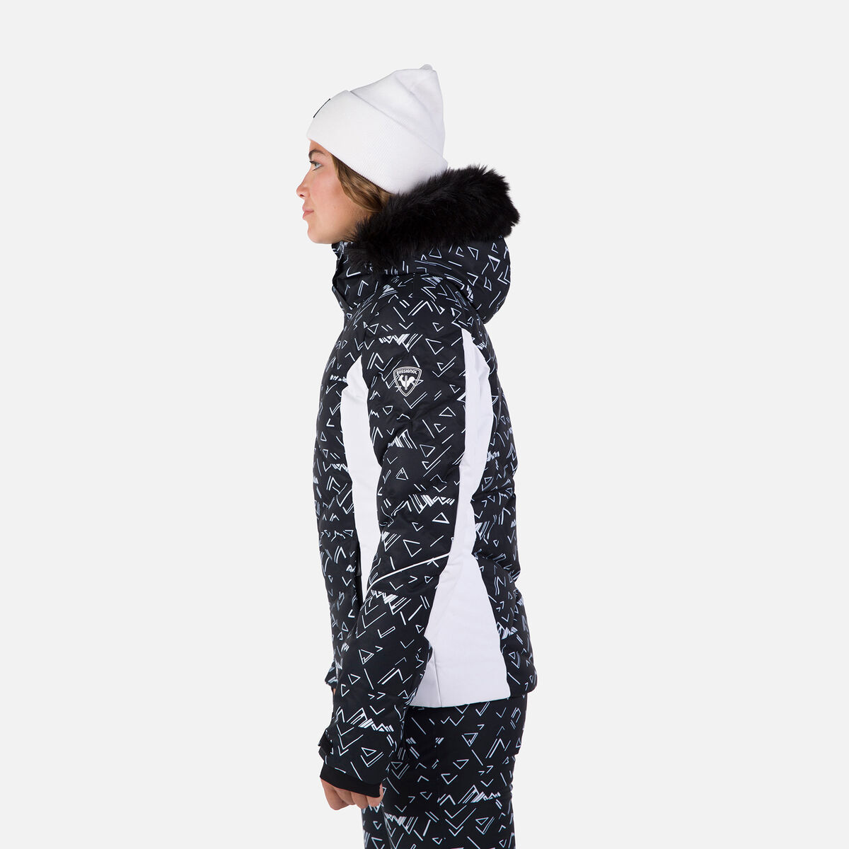 Damensteppjacke mit Print Staci