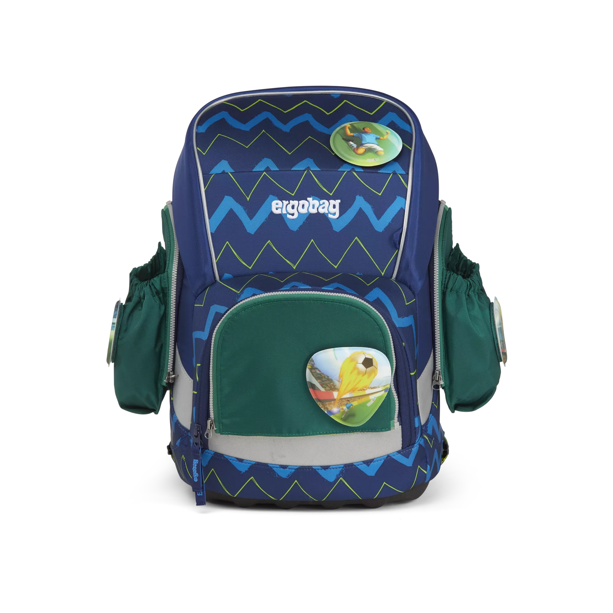 ergobag Seitentaschen Zip-Set Grün