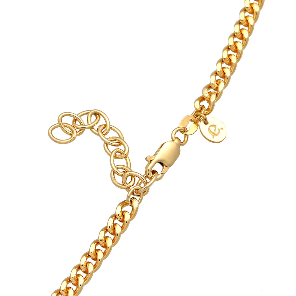 Elli PREMIUM Elli PREMIUM Collier Femmes Choker Classique Elégant avec Grenat pierres précieus collier