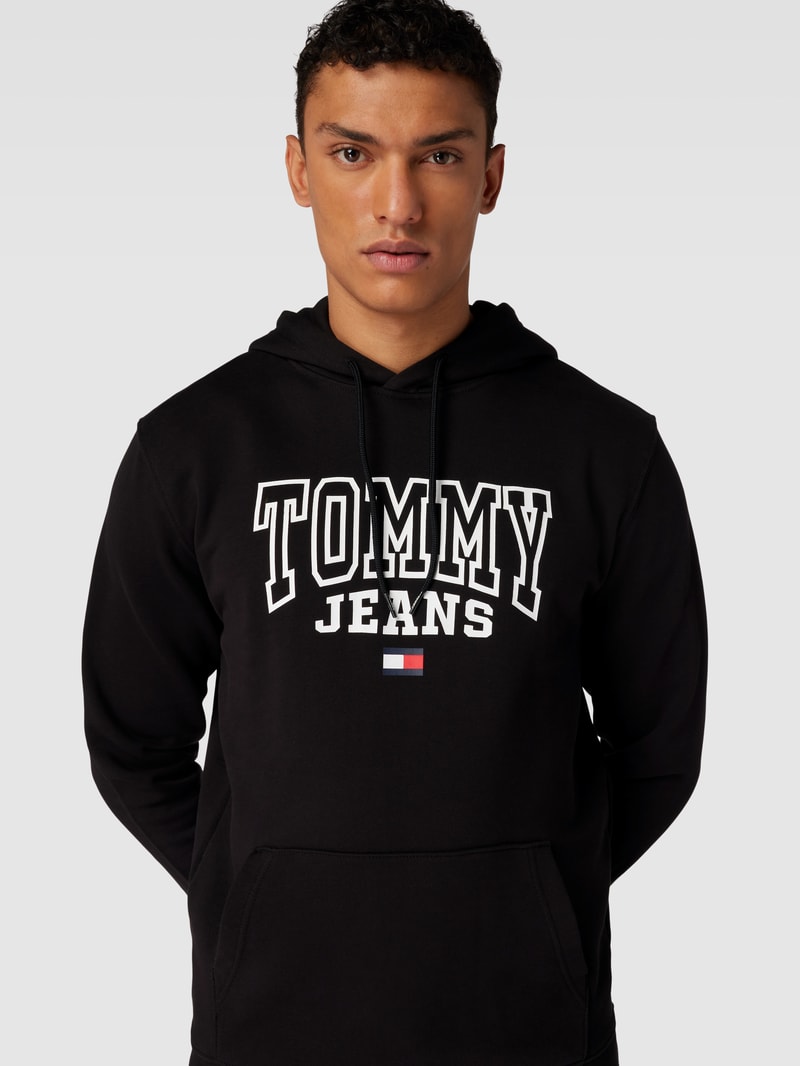 Hoodie mit Label-Print Modell 'ENTRY GRAPHIC' in schwarz