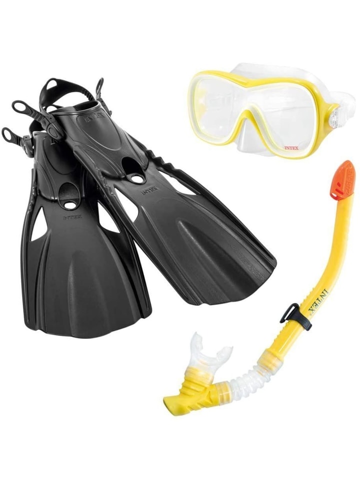Intex Tauch-Set Master Class gelb/schwarz in Gelb ab 8 Jahre günstig kaufen onesize