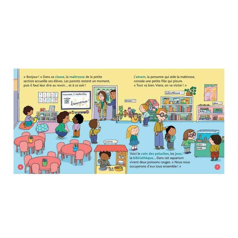 Livre L'école maternelle, mes p'tits docs - Milan Jeunesse