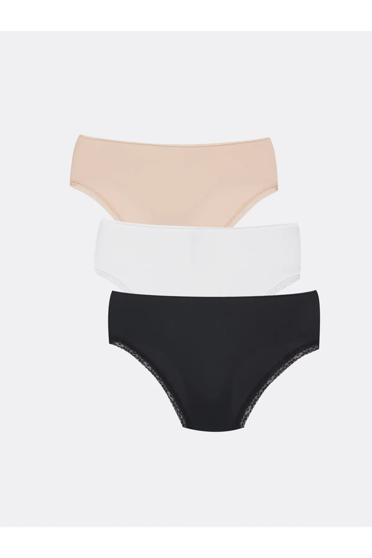 LC Waikiki  Bikinihöschen mit Spitzendetail im 3er-Pack