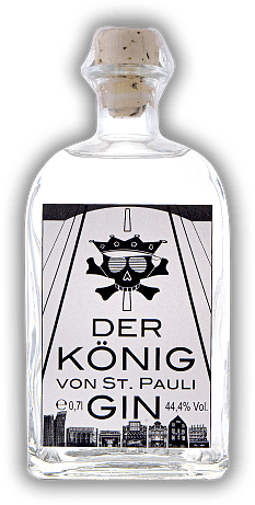 Der König von St. Pauli Gin Der König von St. Pauli Gin Ein schnörkelloser, geradliniger Craft-Gin. 0,7	 Liter - Vol 44,4%