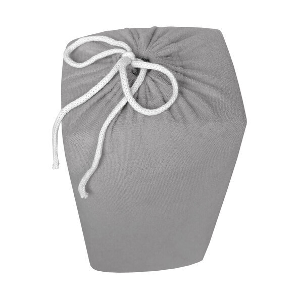 Supersoft Frottee-Stretch-Spannbetttuch, 90-100 x 200 cm, grau