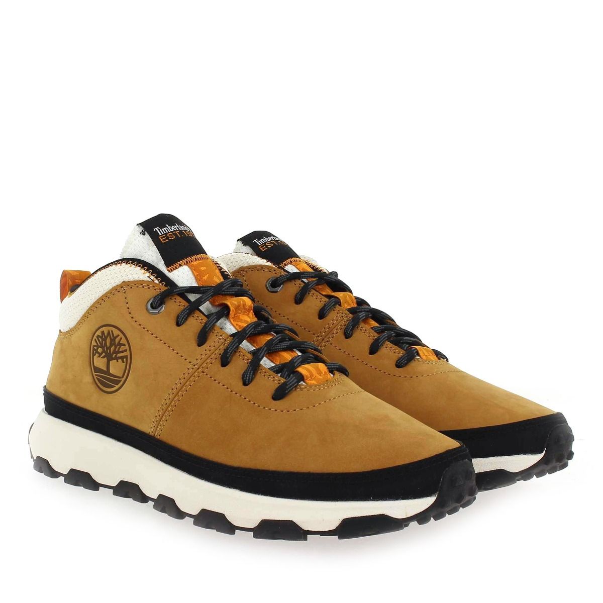Timberland  WINSOR TRAIL MID LEATHER - Camel Noir