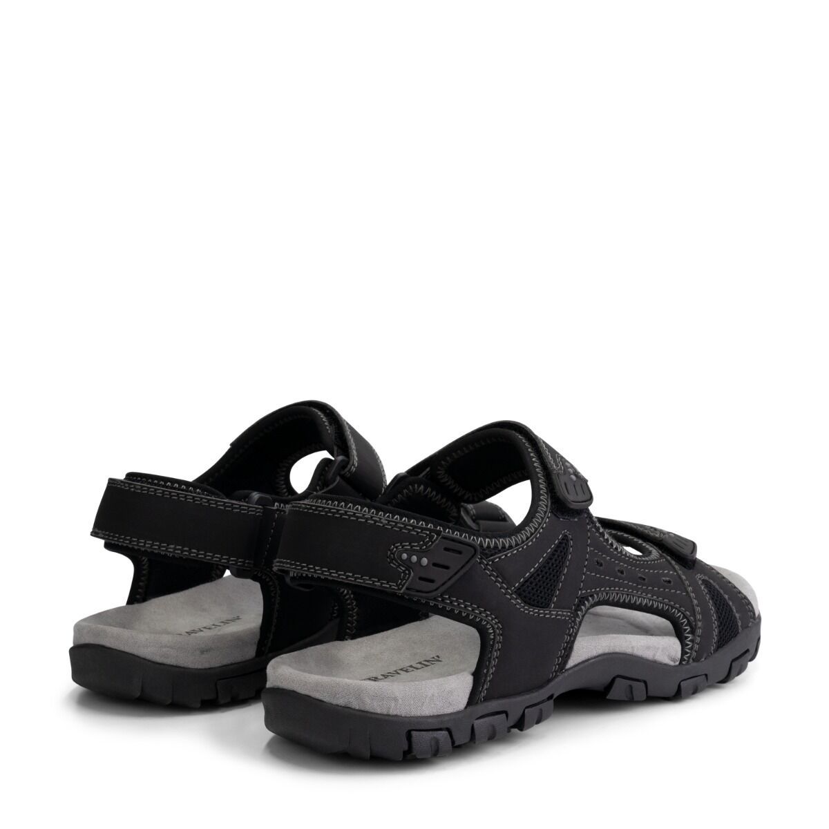 Travelin' Horten Black Herren Sandalen