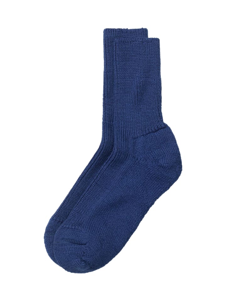 Hessnatur Wollsocke in dunkelblau günstig kaufen