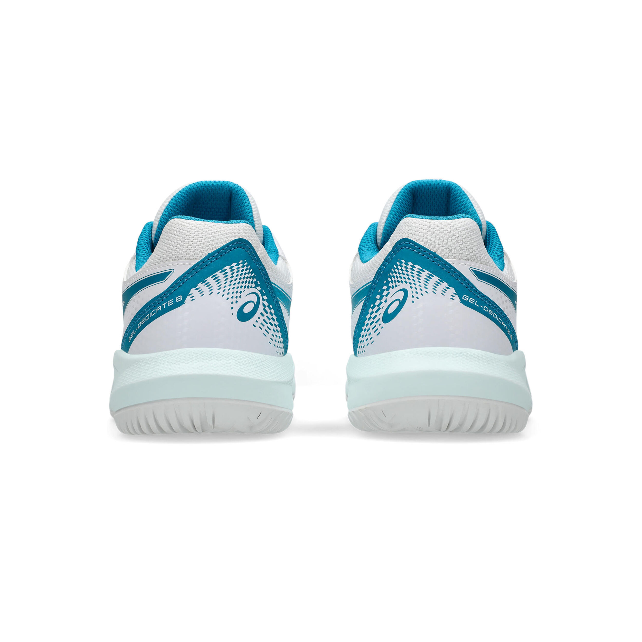 Gel-Dedicate 8 GS Allcourtschuh Kinder - Weiß, Petrol