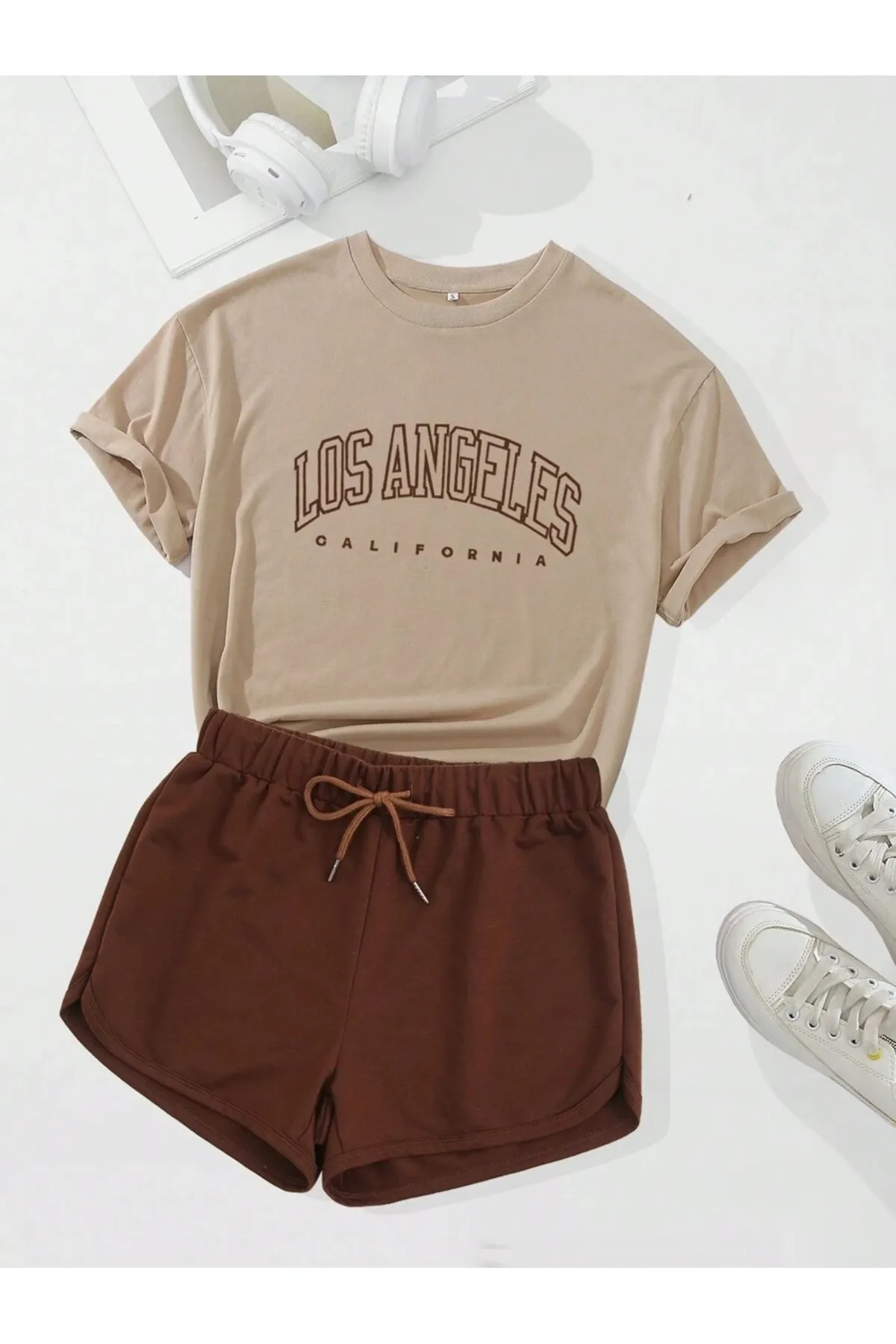 MOONBULL  Zweiteiler - Beige - Regular Fit