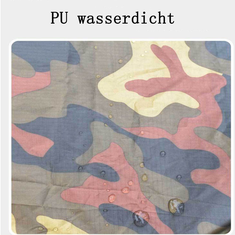 GelldG Tarp-Zelt Wasserdicht Camping Tarp Zeltplanen, Multifunktionales UV Schutz Zelt