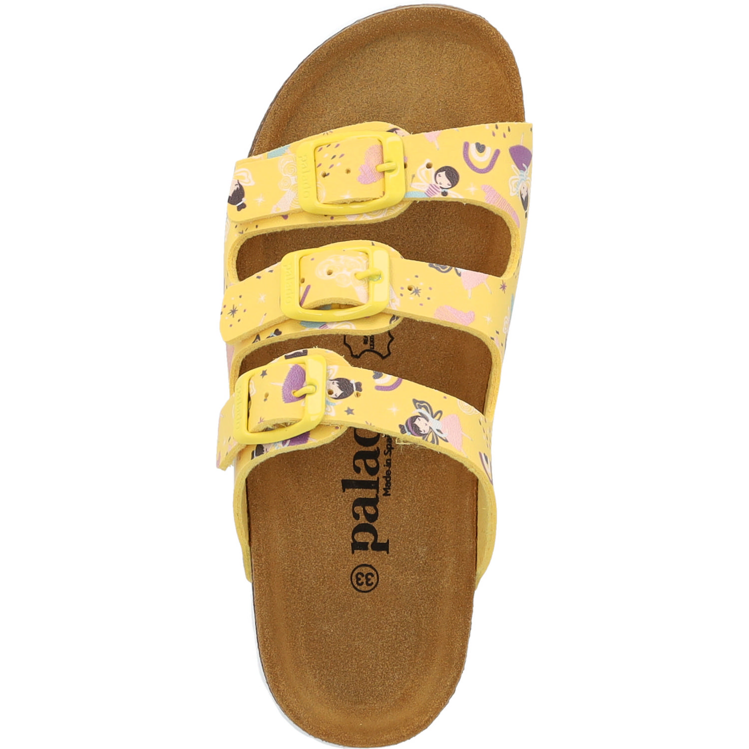 Palado Kids Capri G Print, Pantoletten, Kinder, Gelb Fairy