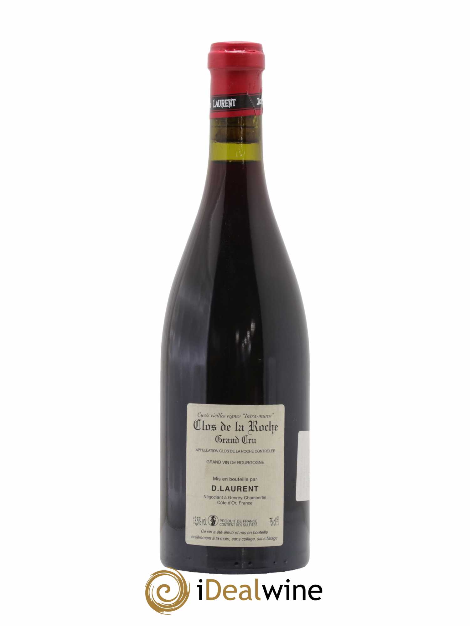 Clos de la Roche Grand Cru Vieilles vignes Intra-muros Dominique Laurent  2014 - Lot de 1 Bouteille