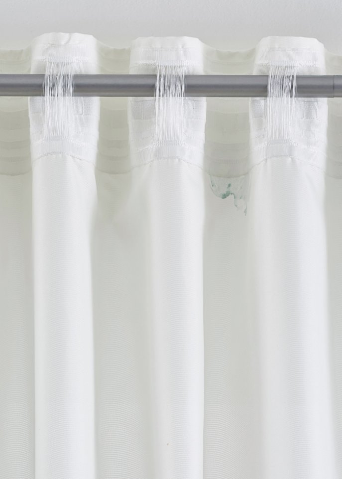Microfaser Vorhang mit Blumenmuster (1er Pack)