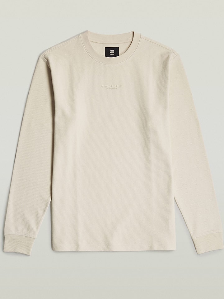 G-Star Sweatshirt in Creme günstig kaufen