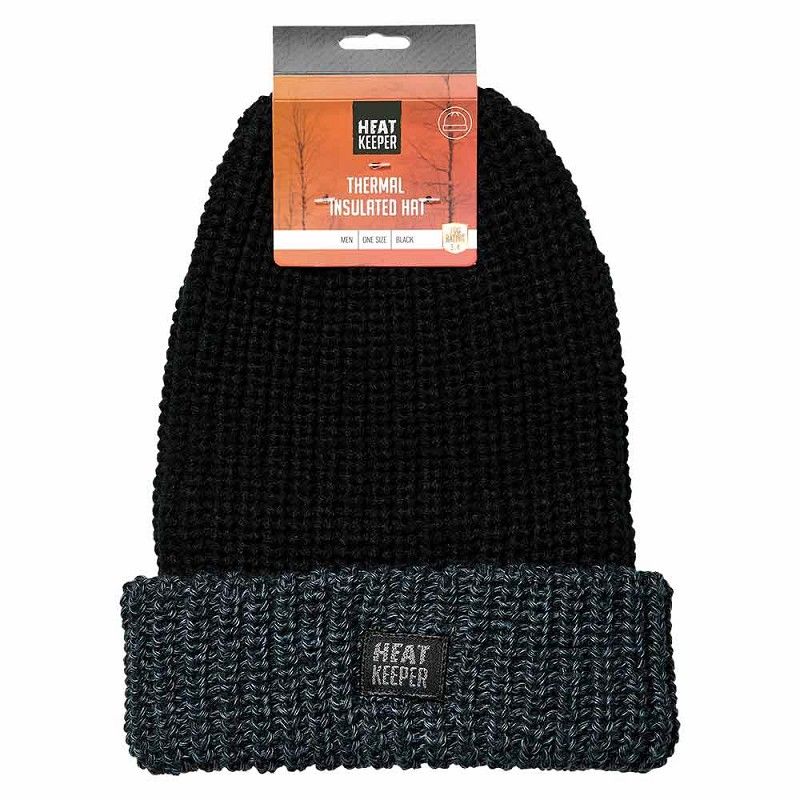 Heat Keeper schwarze Herren Thermomütze