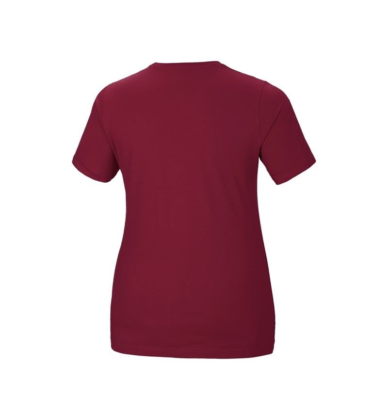 e.s. T-Shirt cotton stretch, Damen, plus fit