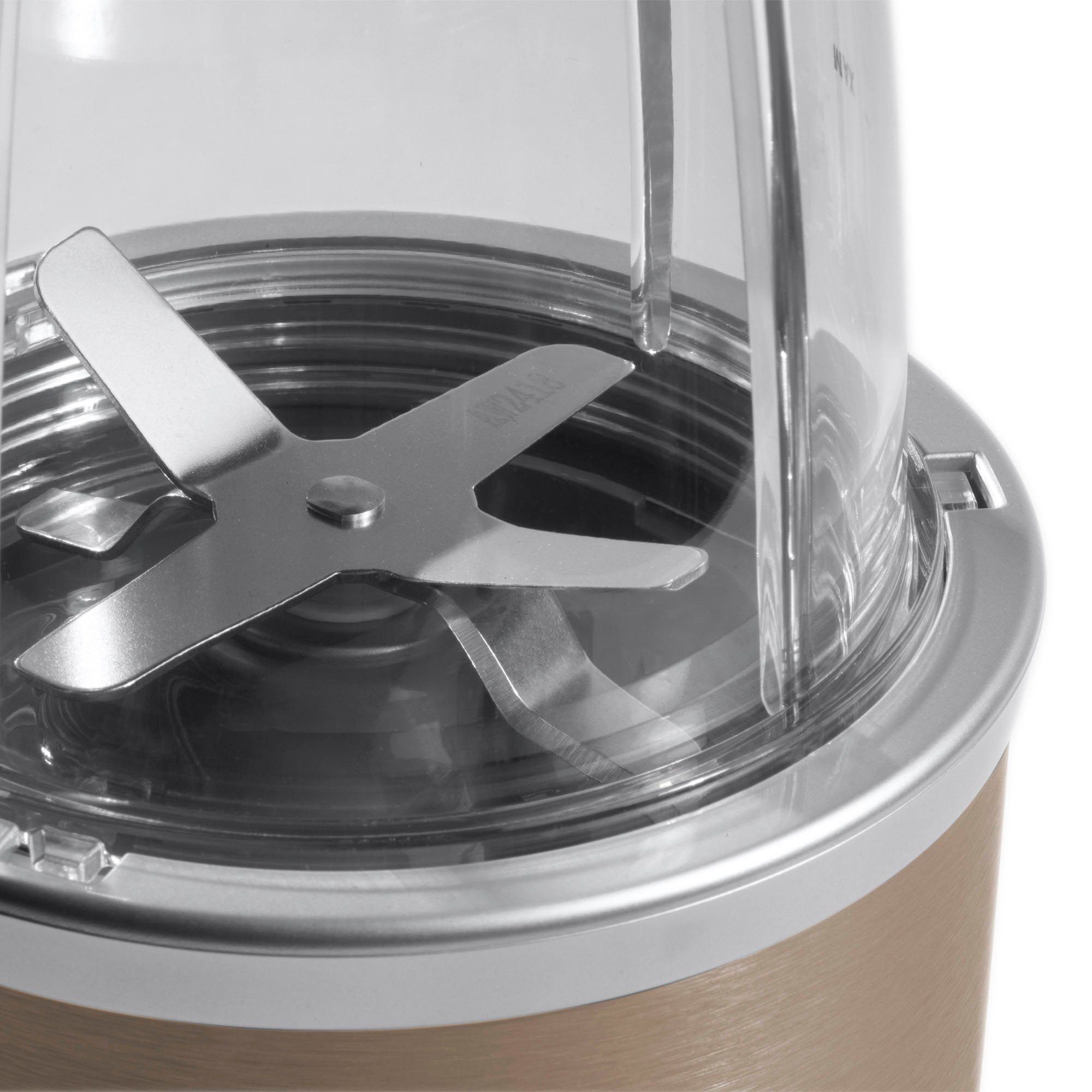 nutribullet Smoothie-Maker NB907CP, 900 W, Standmixer, Multifunktionsmixer inkl. 2 Trinkbecher, Champagner