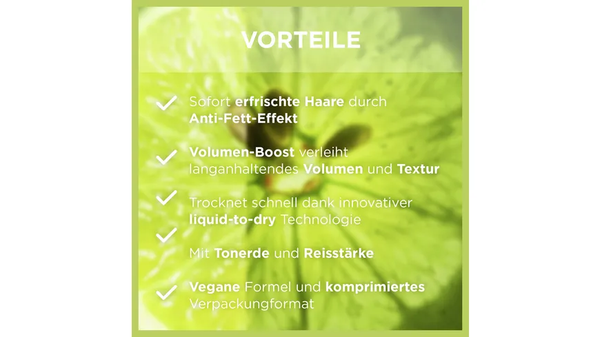 Garnier Fructis Trockenshampoo Lemon 100 ml